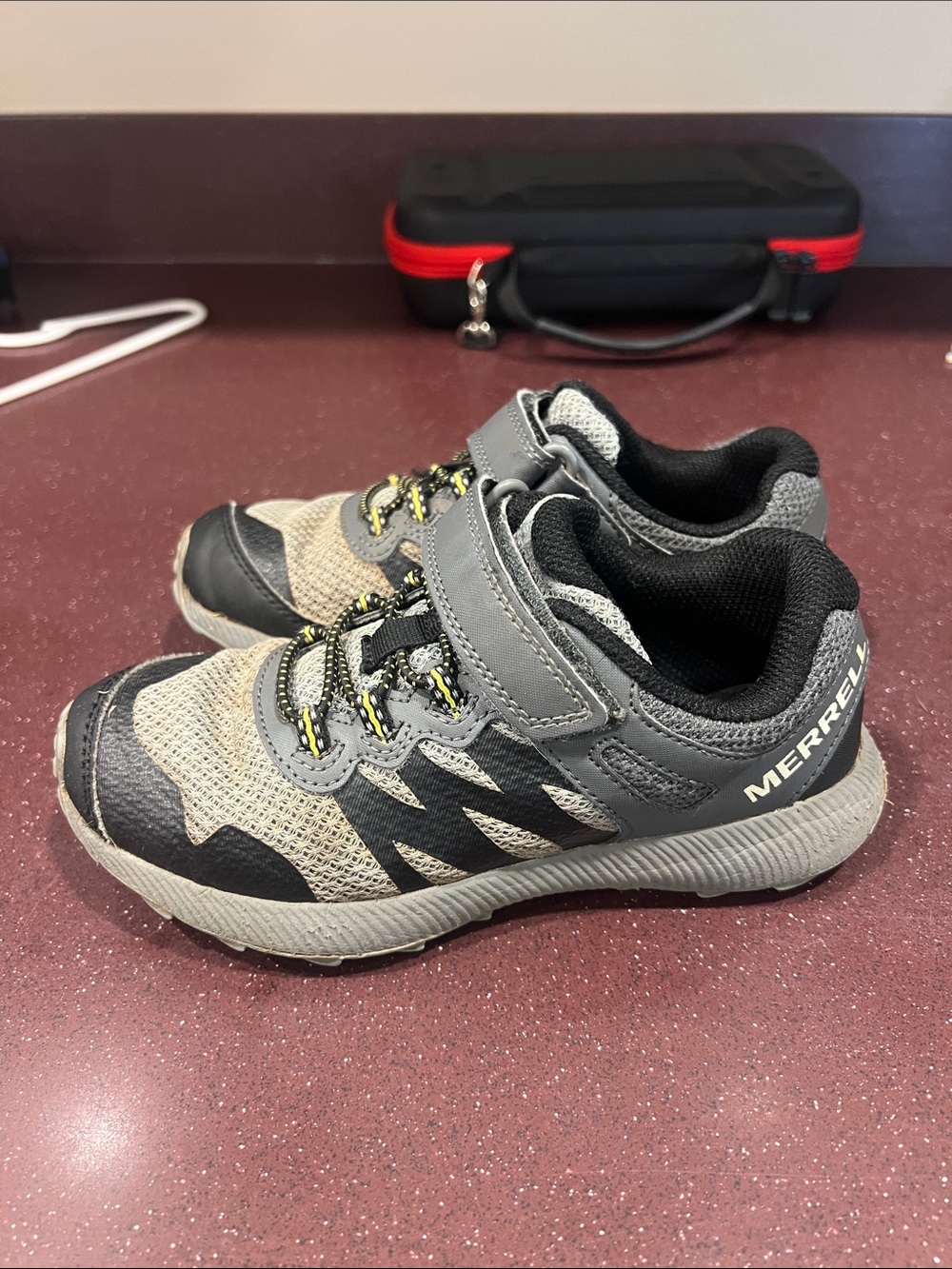 Merrell Kids Gray and Black Sneakers